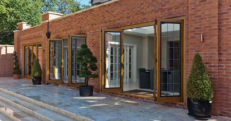 The many tones of timber bifold doors