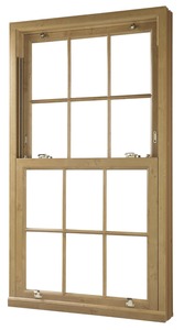 Irish Oak Victorian sliding sash window
