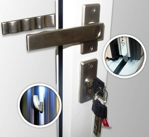security lever handle