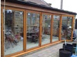 6 Panel hardwood bifold finished in mature oak stain