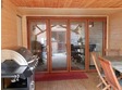 4 Panel Light oak Timberlook uPVC Bifold Door