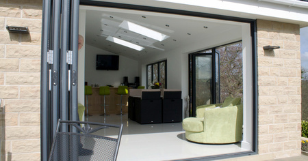 Stay cool with bifolding doors this summer