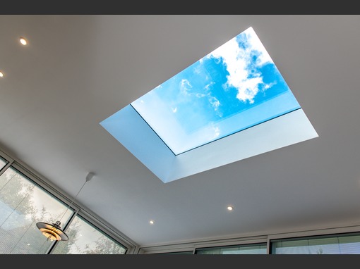 1000 x 2000mm Korniche Flat Aluminium Rooflight